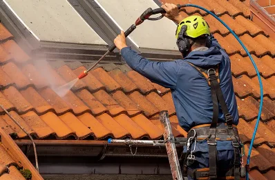Démoussage et hydrofuge de toiture à Fontguenand
